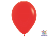 Красный 30 см ( шар +обработка + гелий + лента )