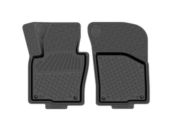 Коврик салонный резиновый (черный) для Volkswagen Jetta (11-20) (передний ряд сидений) (Борт 4см)