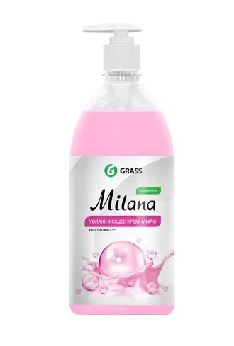 Жидкое крем-мыло "Milana" fruit bubbles (флакон 1000 мл)