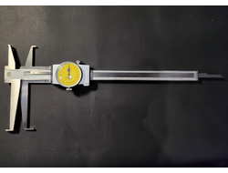 Штангенциркуль с круговой шкалой 200 мм 0.02 для внутренних канавок