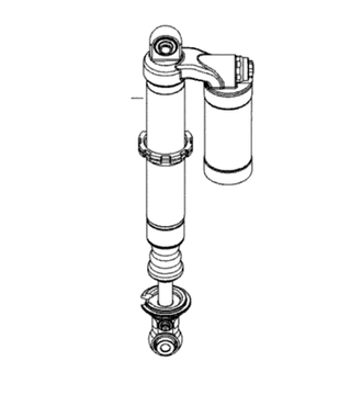 Передний амортизатор оригинал BRP 706201257 для BRP Can-Am (Shock Absorber Model-XTP)