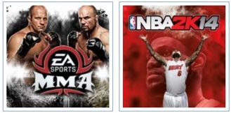 MMA + NBA 2K14 (цифр версия PS3)