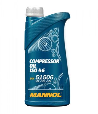 Масло для винтовых компрессоров MANNOL Compressor Oil ISO 46 1L