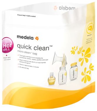 Пакеты для стерилизации Medela Quick Clean, 1 шт