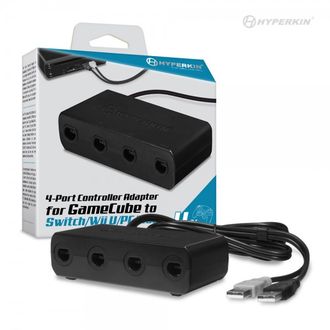 4х портовый USB адаптер для подключения GameCube контроллера к Nintendo Switch, WiiU и ПК
