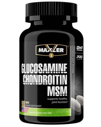 Хондропротектор/ Glucosamine Chondroitin MSM (90 таблеток)MAXLER