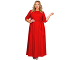 Нарядное длинное платье Арт. 1518403 (Цвет красный) Размеры 48-78
