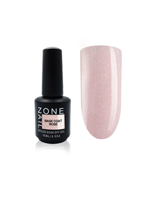 OneNail Base Coat Rose камуфлирующая с шиммером, 15 мл