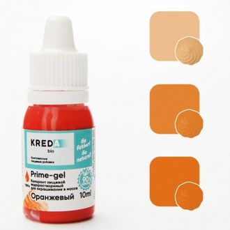 Краситель водорастворимый KREDA, Prime-gel 10 г, Оранжевый