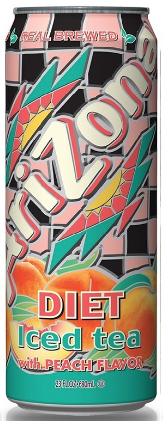Напиток Arizona Diet Peach Tea 0,68л (США)
