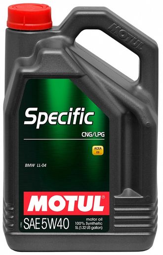 Масло моторное MOTUL SPECIFIC CNG/LPG  5 л. 5W-40 100% синт.
