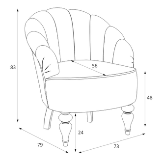 Кресло «Шелли» арт. M15