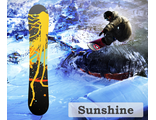 Наклейка на сноуборд Sunshine