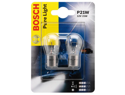 Лампа BOSCH Pure Light Standart 12V P21W в блистере 2 шт.