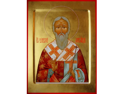 Александр Адрианопольский, священномученик, епископ. Рукописная икона.