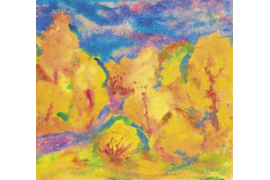 «Осеннее золото», 1978-1979г., бумага, акварель, гуашь, 42х46,5