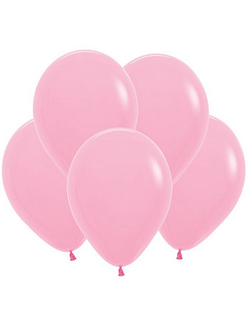 Воздушный шар с гелием "Розовый пастель" 30 см