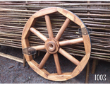 колесо декоративное деревянное от телеги