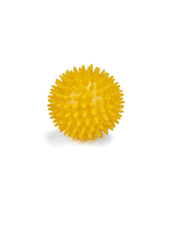 Мяч медицинский массажный Иглбол, желтый