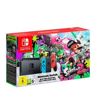 Nintendo Switch (NeonRed/NeonBlue) + Splatoon 2