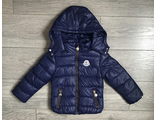 М.17-22 Куртка Moncler темно-синяя (104,110,116,122)