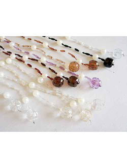 Арт. 2009-50 V Pendulum. Нитяной подвес с бусинами и искуственными жемчужинками