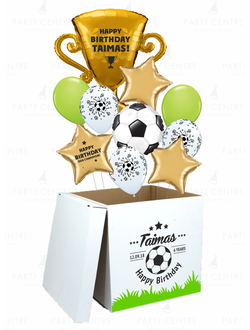Эксклюзивная коробка-сюрприз с авторским дизайном "Футбол"