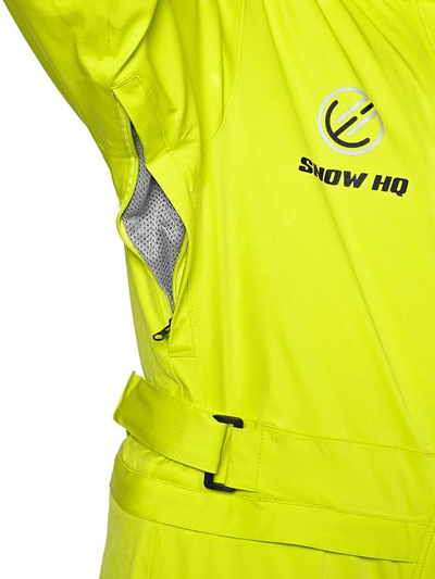 Горнолыжный комбинезон для подростка Snow Headquarter T-9081 ЛИМОННЫЙ