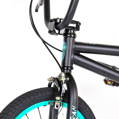 Велосипед BMX tech team krik 16" черный-зеленый