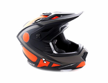 Шлем (кроссовый) Ataki MX801 Strike, черный/красный (Размер XL)