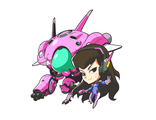 Наклейка D.Va