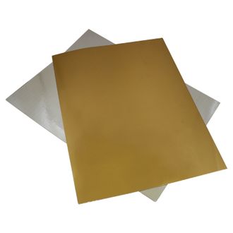 Подложка усиленная прямоугольная золото/жемчуг 30*40 см ( толщина 1,5 мм)