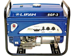 Генератор бензиновый LIFAN 6GF-3 доставка по РФ и СНГ