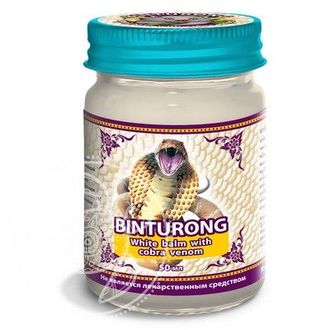 Binturong Белый бальзам с ядом Кобры White balm with cobra venom, 50 мл. 431238