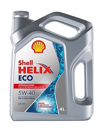 SHELL Helix ECO 5W40 SN син. мот. масло 4л (HX 8)