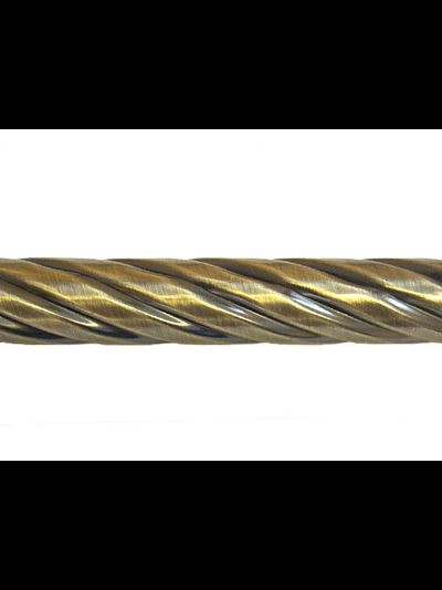 Труба фигурная для металлических карнизов, 16 мм