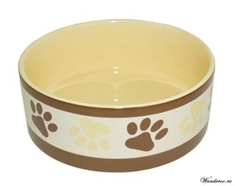 DOGMAN миска керамическая "Лапки " №1 0.29 л.