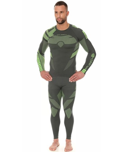 Комплект мужской BRUBECK DRY графито-лимон