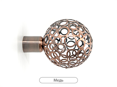 Наконечники "Марс" для кованых карнизов "Грааль. 16 мм