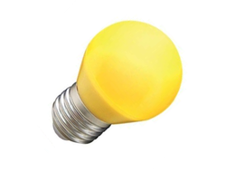 Лампа светодиодная Ecola шар G45 E27 5W Желтый матов. 77x45 K7CY50ELB