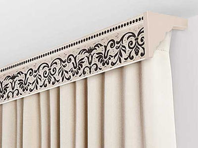 "Оливия", ПВХ карниз без поворотов