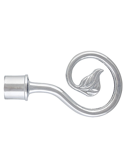 "Лукка", пара наконечников для круглых металлических карнизов. 16 мм