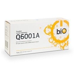 Bion Q6001A Картридж для HP Color LaserJet 1600/2600N/M1015/M1017, голубой 2000 Стр.