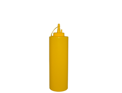 Ёмкость для соуса 375 мл, d=55 мм, h=215 мм, жёлтая