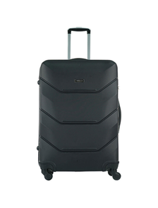 Пластиковый чемодан Freedom черный размер L