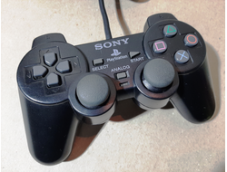 №011 Оригинальный SONY Контроллер для PlayStation 2 PS2 DualShock 2