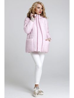 Куртка зимняя для беременных 2 в 1 Майя, светло-розовая