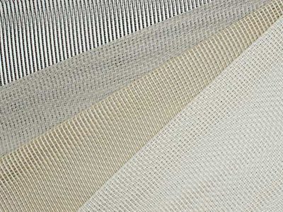 Арт. E 1252. Сетчатая органза с плетением "соты"