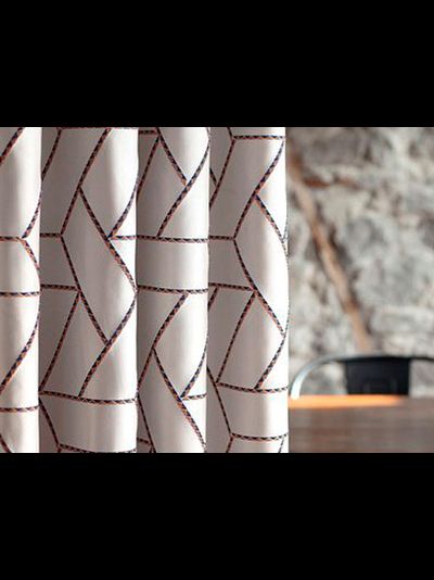 Leeds, портьерно-мебельная ткань с геометрическим мотивом