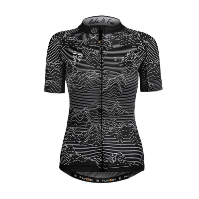 Велофутболка женская FUNKIER PARMA Women PRO Short Jersey черная